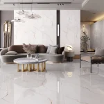 سرامیک سفید با رگه کرم Delvin White 160×80 پارس